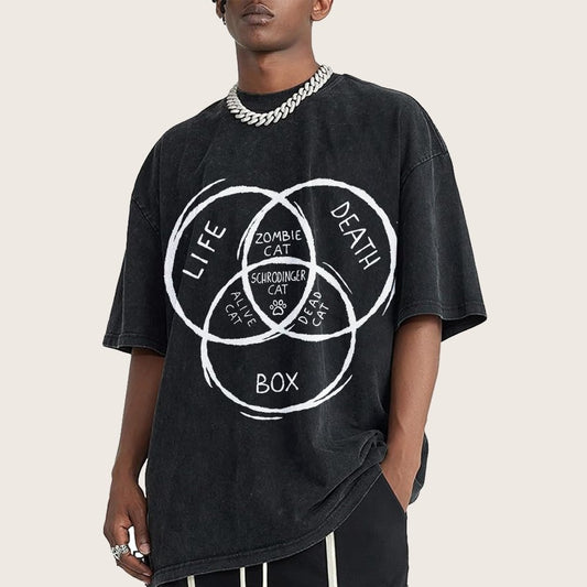 Type Of Cats Vintage Distressed T-shirt