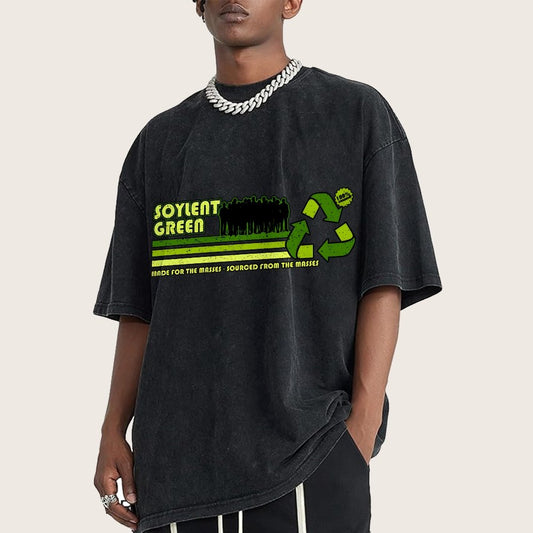 100 Percent Organic People Vintage Distressed T-shirt