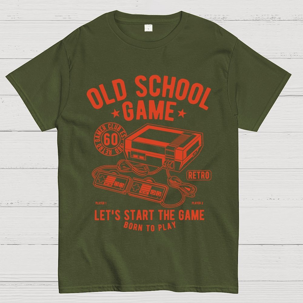 OLD SCHOOL GAME Geek T-Shirt