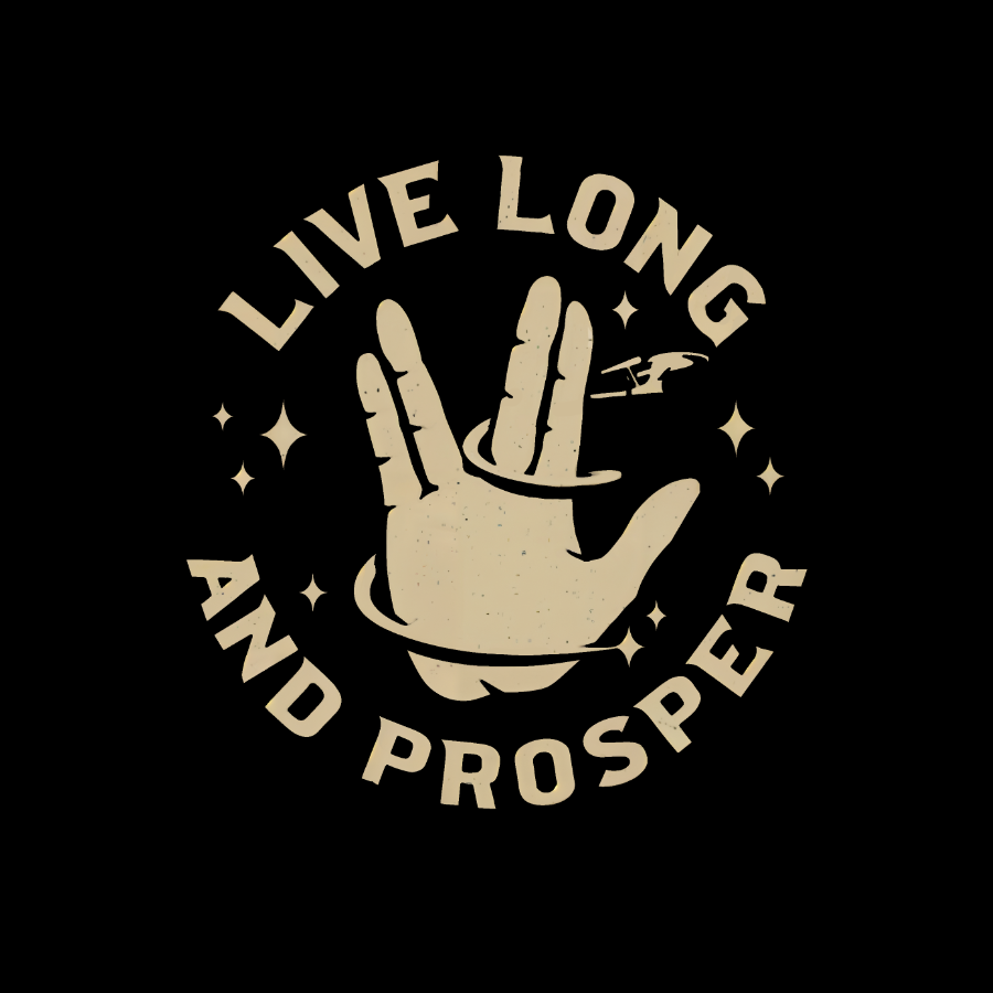 Live Long And Prosper Geeky T-Shirt
