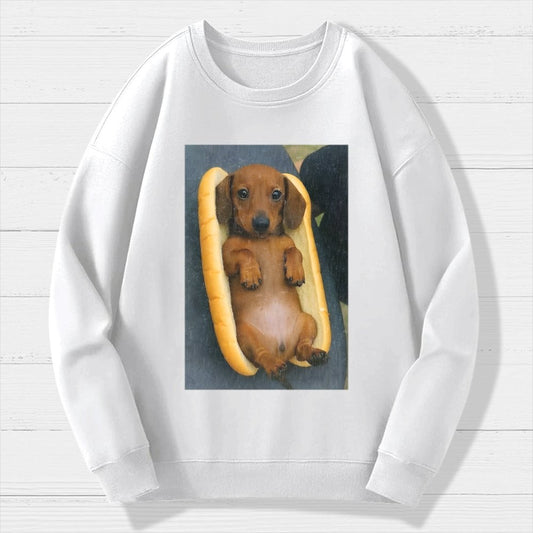 Real Hot Dog Geek Cotton Sweatshirt