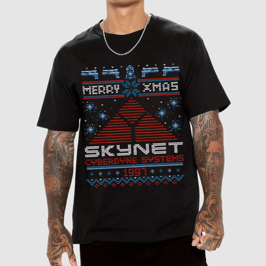 Happy Cyber Xmas Geek T-Shirt