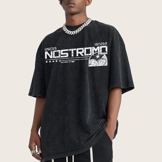 Space Crew Vintage Distressed T-shirt