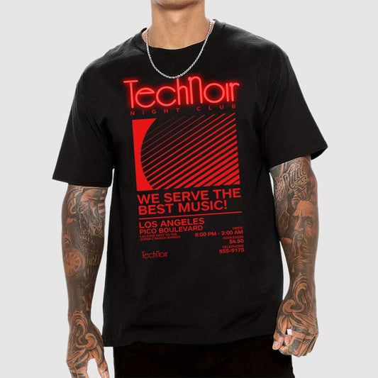 Technoir NIGHTCLUB Unisex Geek T-Shirt