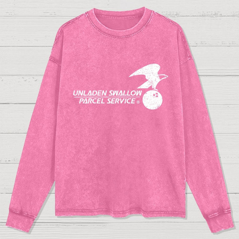 Unladen Bird Parcel Service Washed Long Sleeve Tee