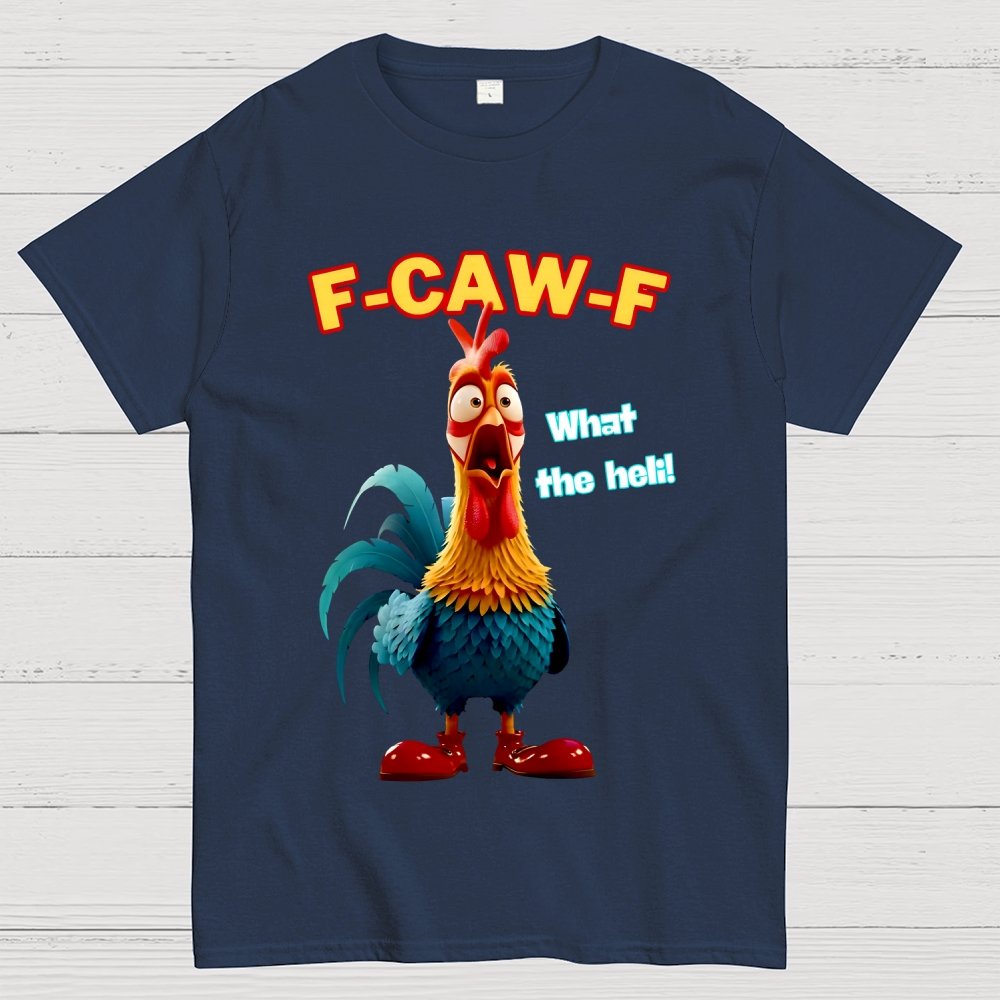 Chicken F-CAW-F What The Heli Geek T-Shirt