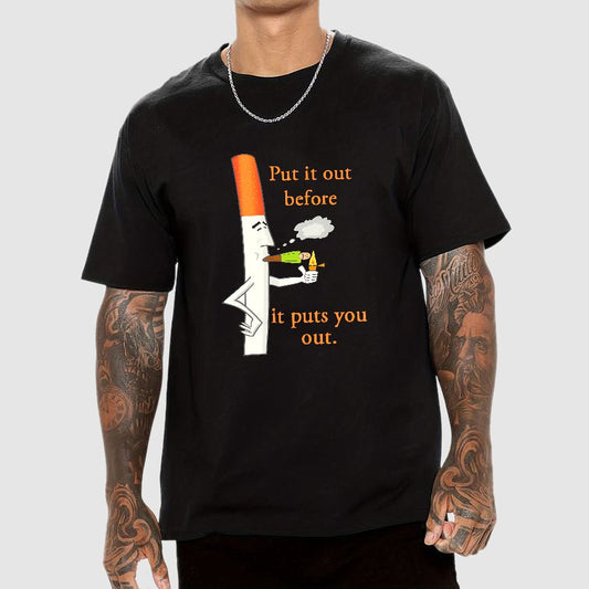 Put It Out Before It Puts You Out Geeky T-Shirt