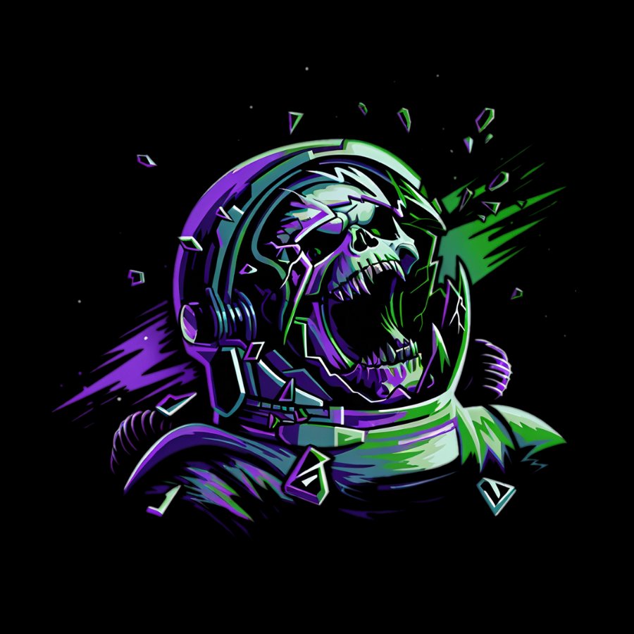 Space Scream Geeky T-Shirt