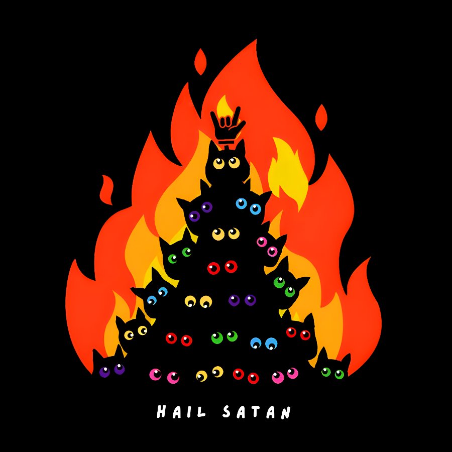 Hail Satan Geek T-Shirt