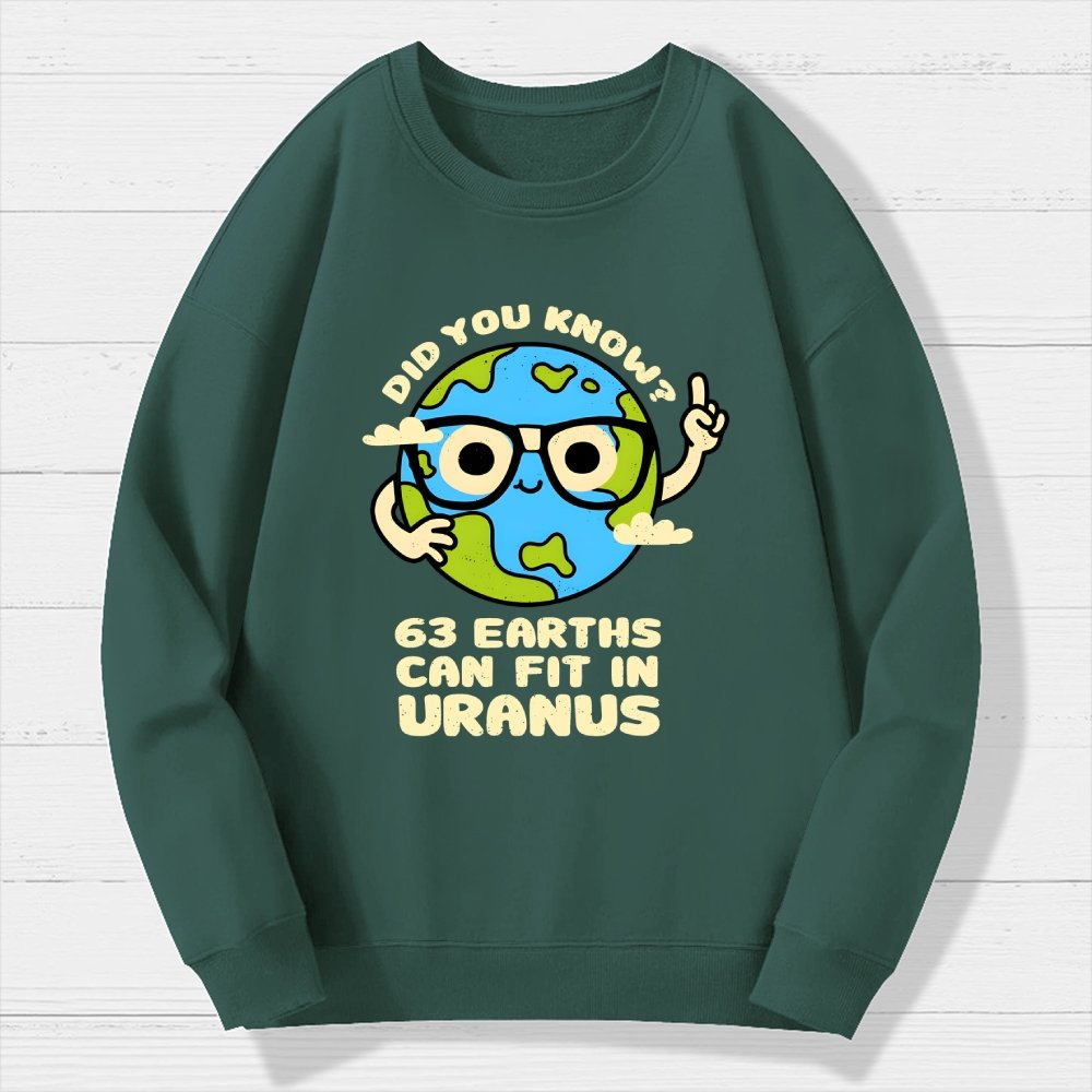 Uranus Geek Cotton Sweatshirt