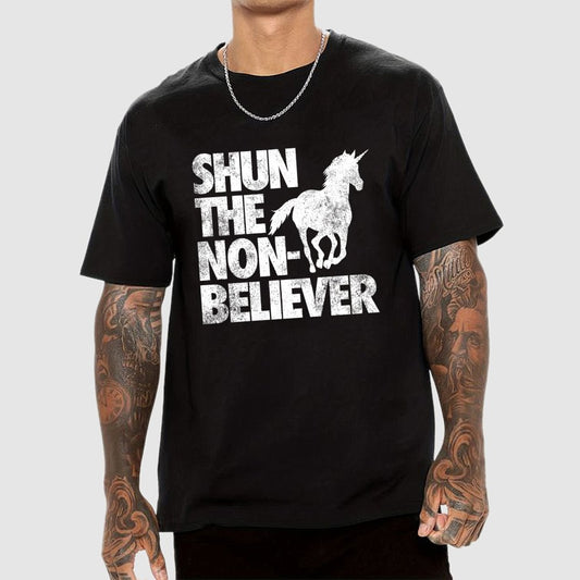 Shun the Non-Believer! Geek T-Shirt