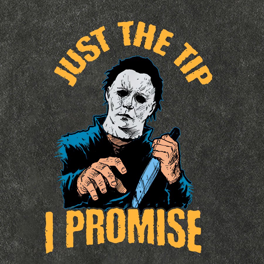 Just the Tip I Promise Halloween Vintage Distressed T-shirt