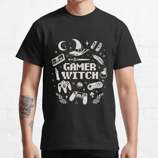 Gamer Witch Geeky T-Shirt