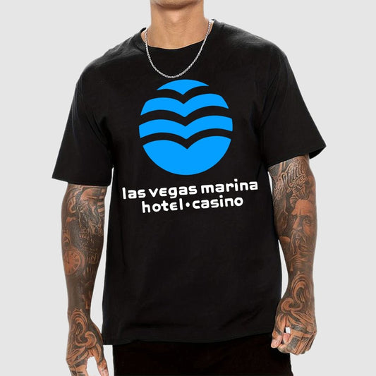 Marina Hotel & Casino - Vintage Las Vegas Unisex Geek T-Shirt
