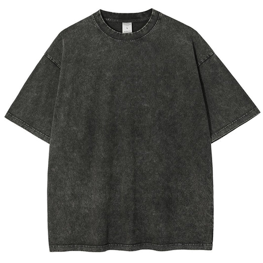 Escape from Sky City woodblock Back Print Washed T-Shirt