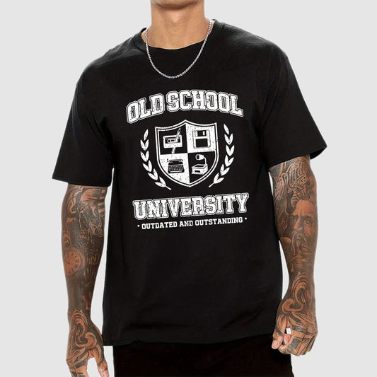 Old School University Unisex Geek T-Shirt