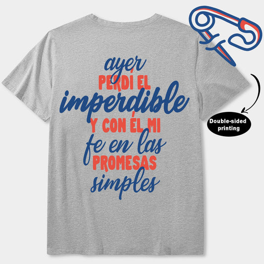 Perdí el imperdible Double-sided printing Geek T-Shirt
