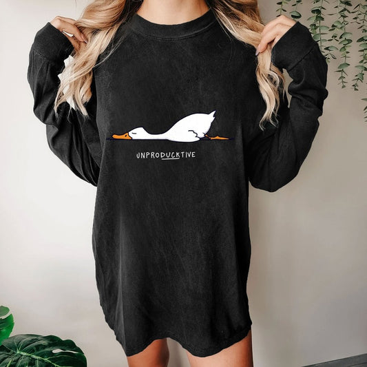 Mood Of The Day Washed Long Sleeve Tee