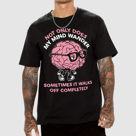 My Mind Wanders Geek T-Shirt