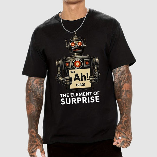 Machine Gets Surprised Geek T-Shirt
