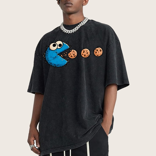 NomNom-Cookie Adventure Vintage Distressed T-shirt