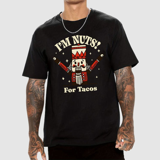 Nuts for Tacos Geek T-Shirt