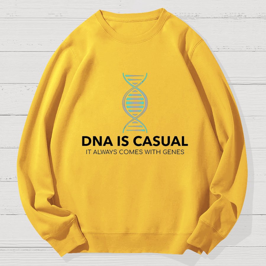 DNA Is Casual Geek Cotton Sweatshirt