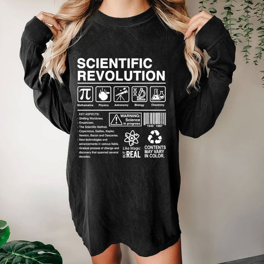 Scientific Revolution Washed Long Sleeve Tee
