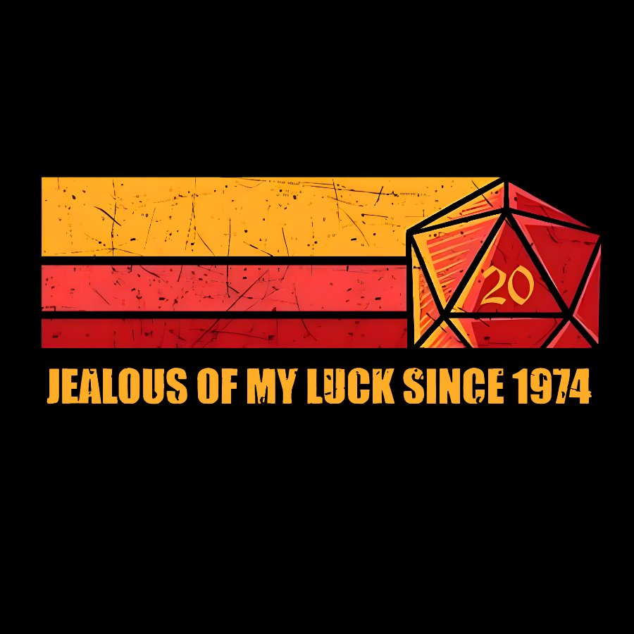 Jealous Of My Luck Since 1974 Geek T-Shirt