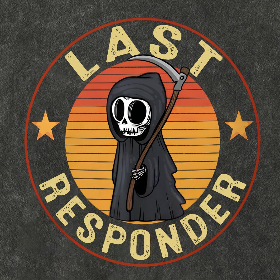 Last Responder Vintage Distressed T-shirt