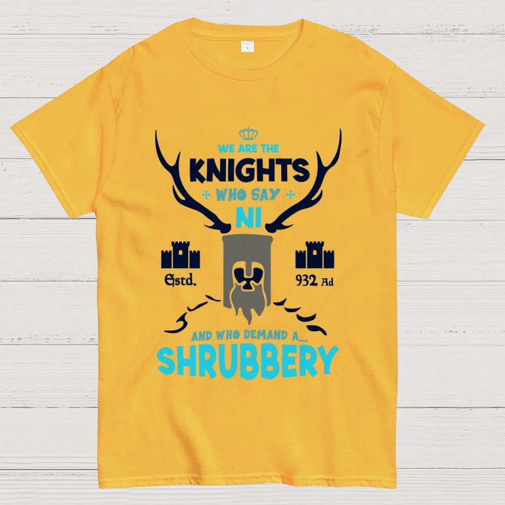 We are the knights who say… HAHA Geek T-Shirt