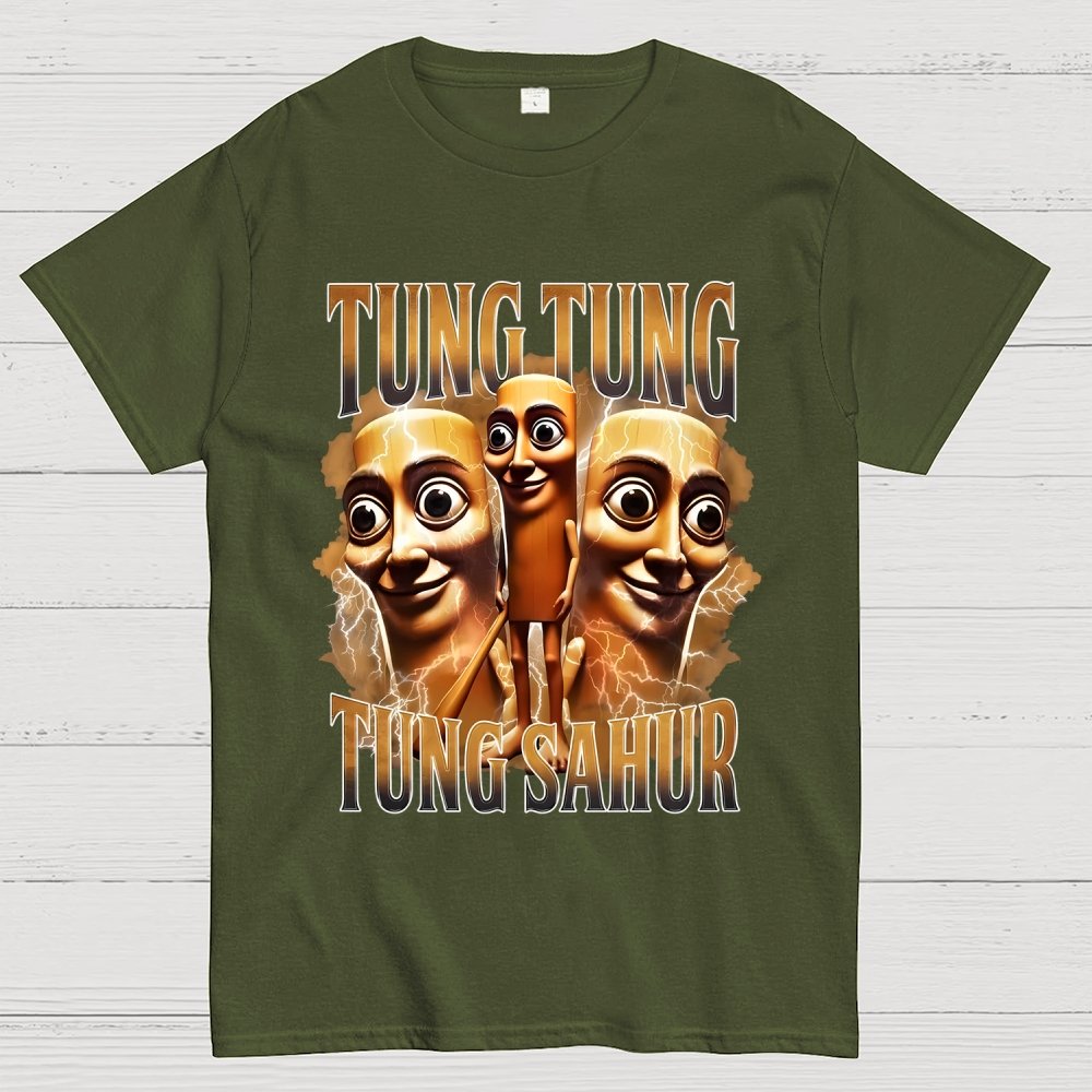 Tung Tung Tung Sahur Unisex Geek T-Shirt