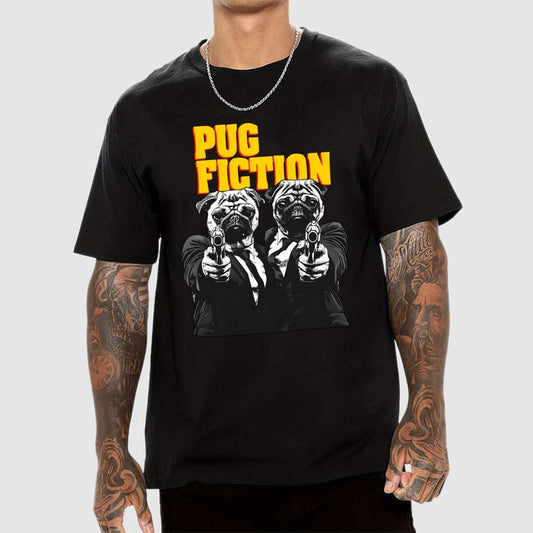 Pug Fiction Geek T-Shirt
