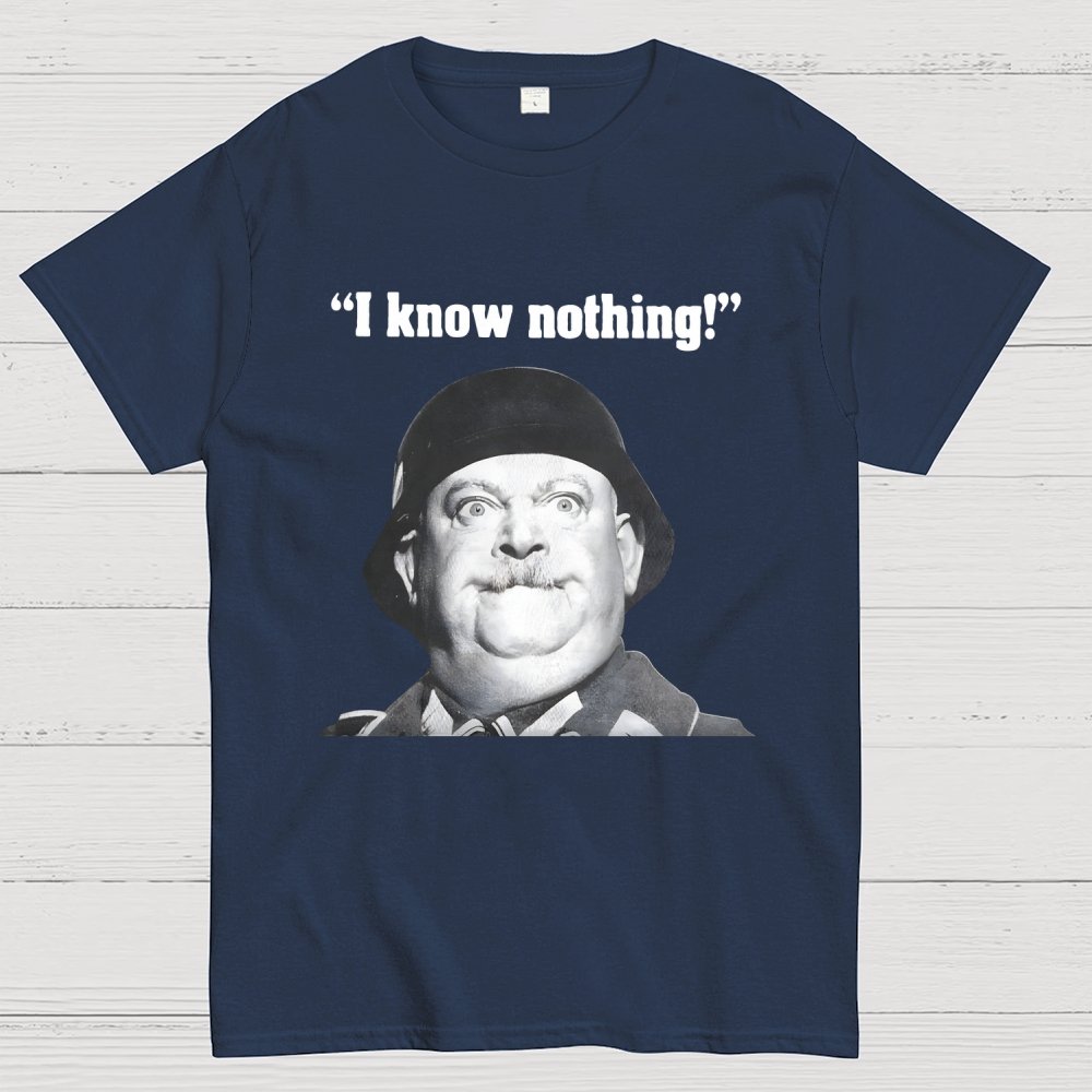 I Know Nothing Art Print Geek T-Shirt