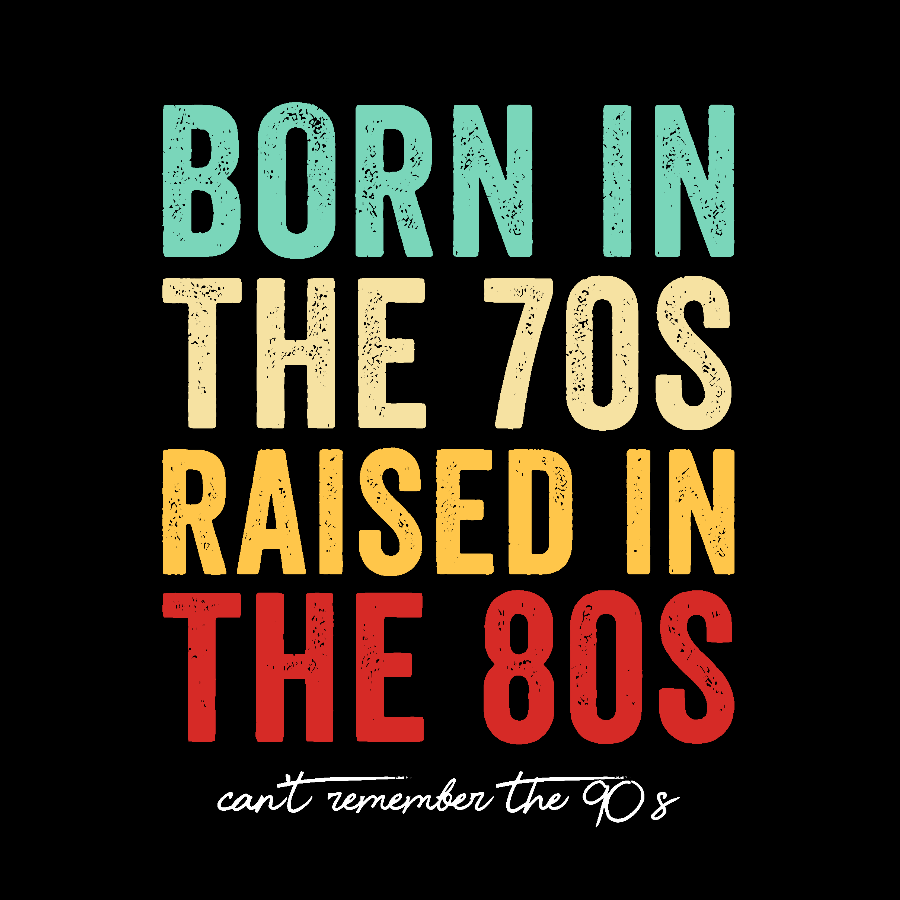 Raised in the 80s Geek T-Shirt