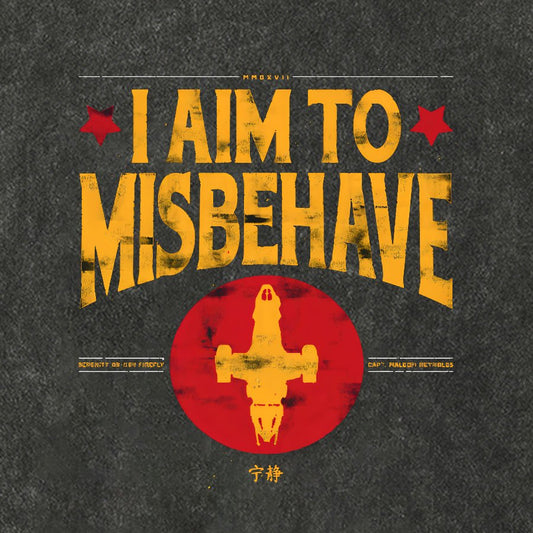 I Aim To Misbehave Cotton Hat