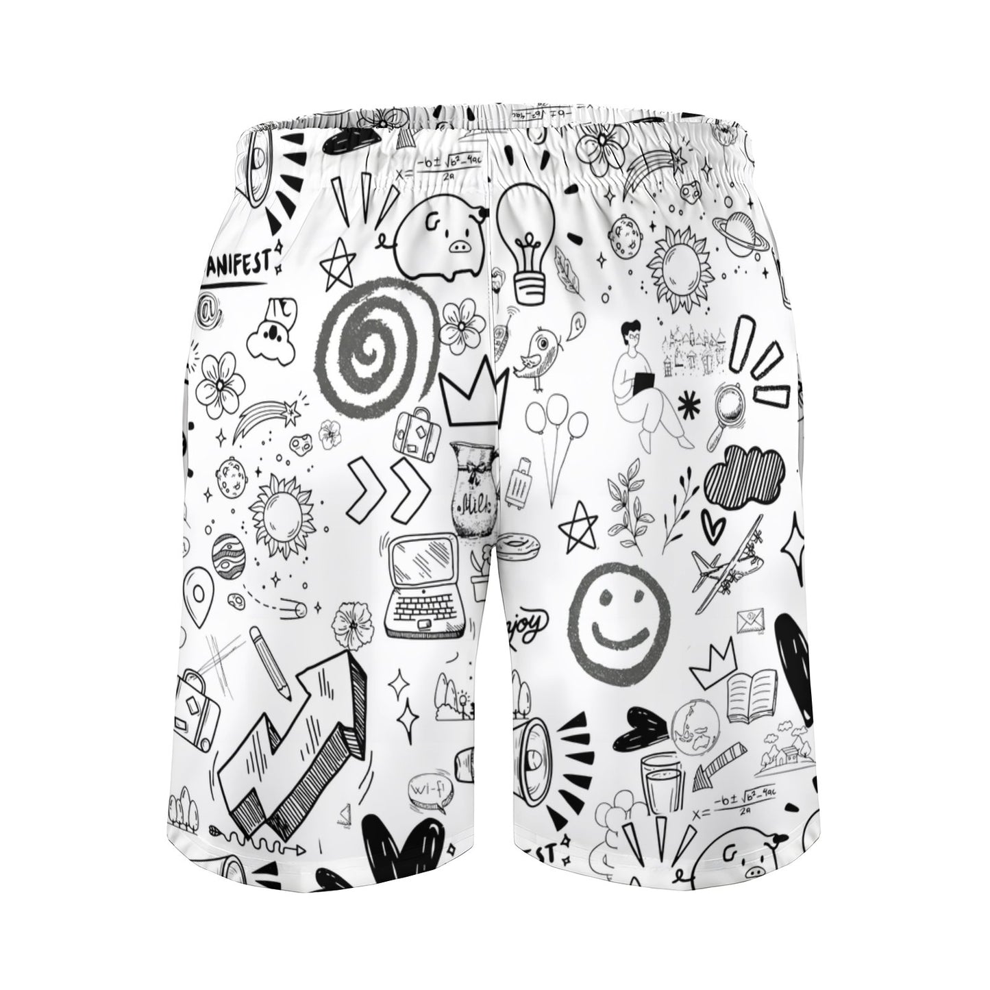 Stick Figure Geek Shorts