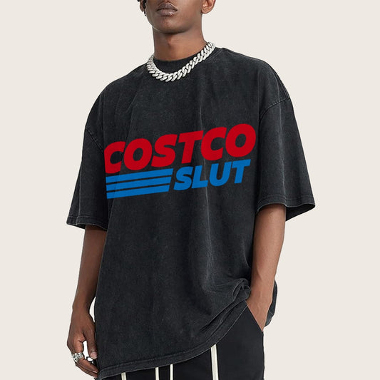 Costco Slut Vintage Distressed T-shirt