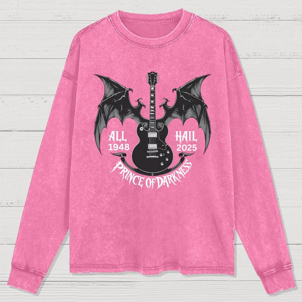 Prince of Darkness Washed Long Sleeve Tee
