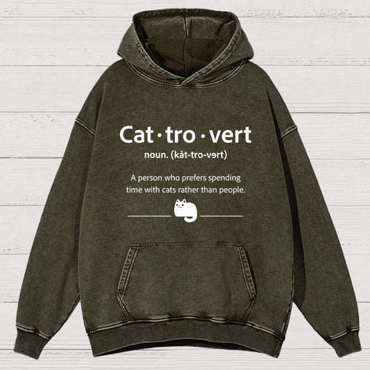 Dog-Tro-Vert Vintage Distressed Hoodie