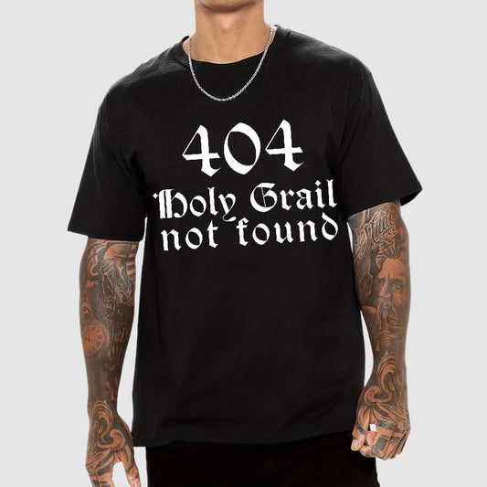 Holy Grail Not Found Geek T-Shirt