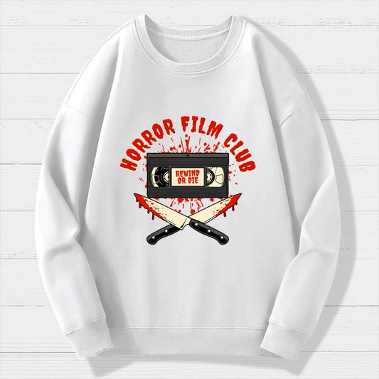 Horror Film Club Geek Cotton Sweatshirt