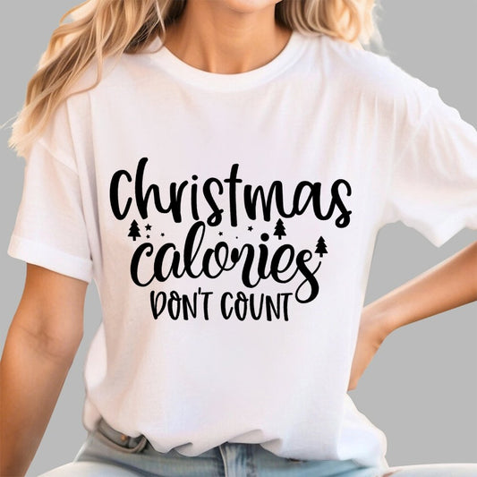 Christmas Calories Don't Count Geek T-Shirt