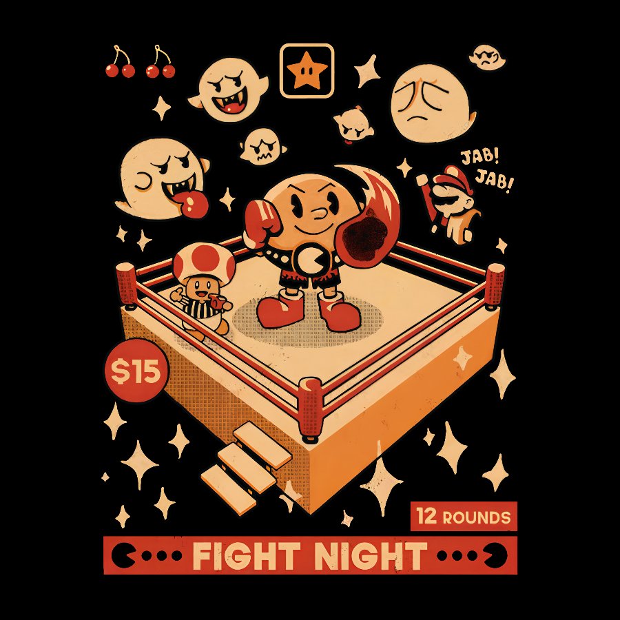 Retro Arcade Showdown Geek T-Shirt