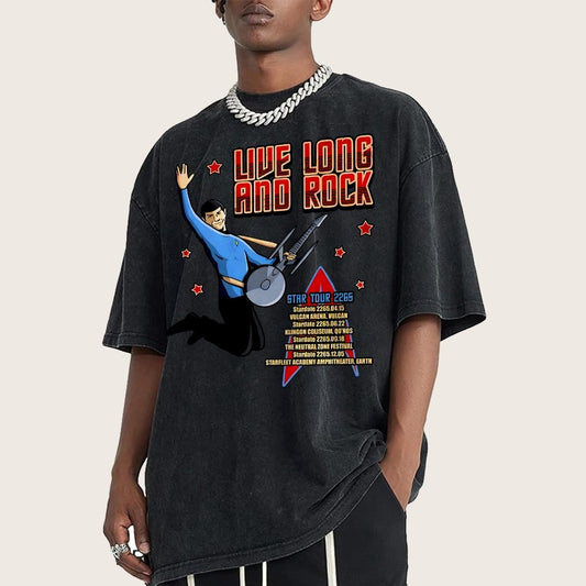 Live Long and Roll Vintage Distressed T-shirt