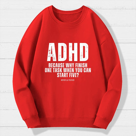 ADHD Geek Cotton Sweatshirt