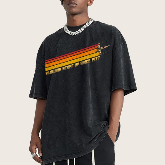Blowing Stuff Up Since 1977 Vintage Distressed T-shirt