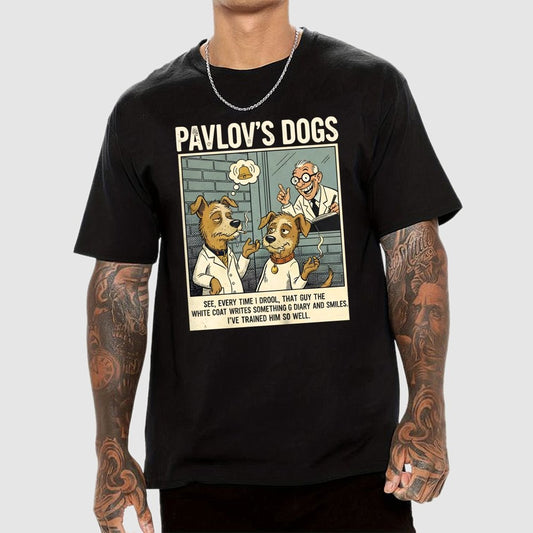 Pavlov's Dogs Art Print Geek T-Shirt