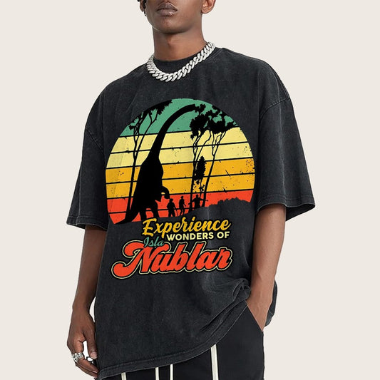 Island of Wonders Vintage Distressed T-shirt