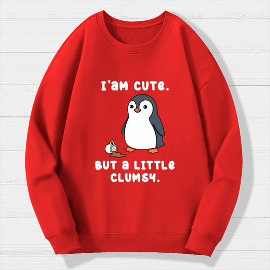 Little Clumsy Geek Cotton Sweatshirt